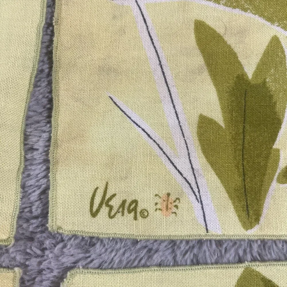 VERA Neumann Vintage MCM Orange Poppy Flower Yellow Napkins 15X15” Set of 8